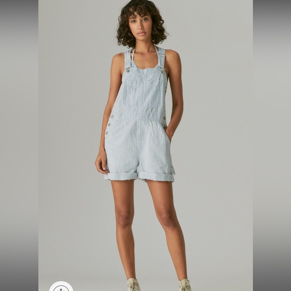 Lucky brand striped shortall